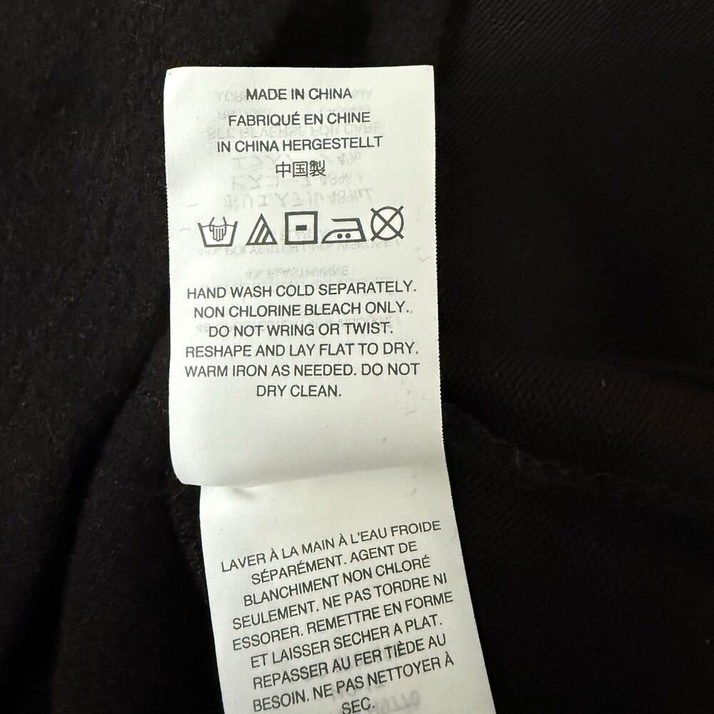 NWT J. Crew Women's XS Black Reversible Tunic Long Sleeve Sweater Timeless Chic - Picture 11 of 12
